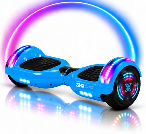 Blue hoverboard swegway with - blue,